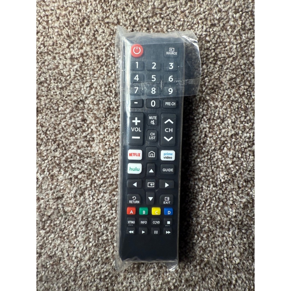 Samsung TV Remote Control BN5901312A Smart Hub Netflix Prime Video Hulu